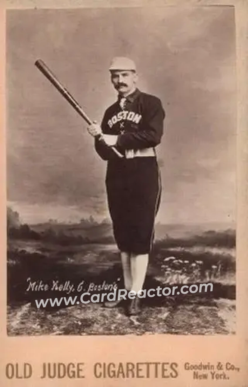 1887-89 Old Judge Cabinets (N173) #NNO - King Kelly - Boston Beaneaters