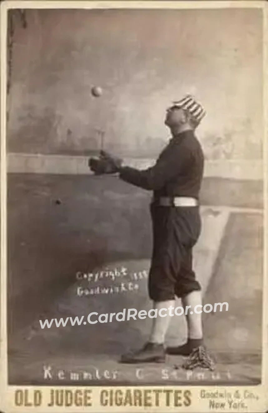 1887-89 Old Judge Cabinets (N173) #NNO - Rudy Kemler - St. Paul Saints