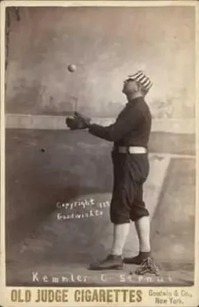1887-89 Old Judge Cabinets (N173) #NNO - Rudy Kemler - St. Paul Saints