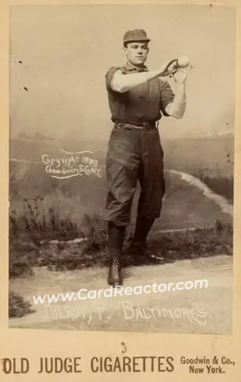 1887-89 Old Judge Cabinets (N173) #NNO - Matt Kilroy - Baltimore Orioles