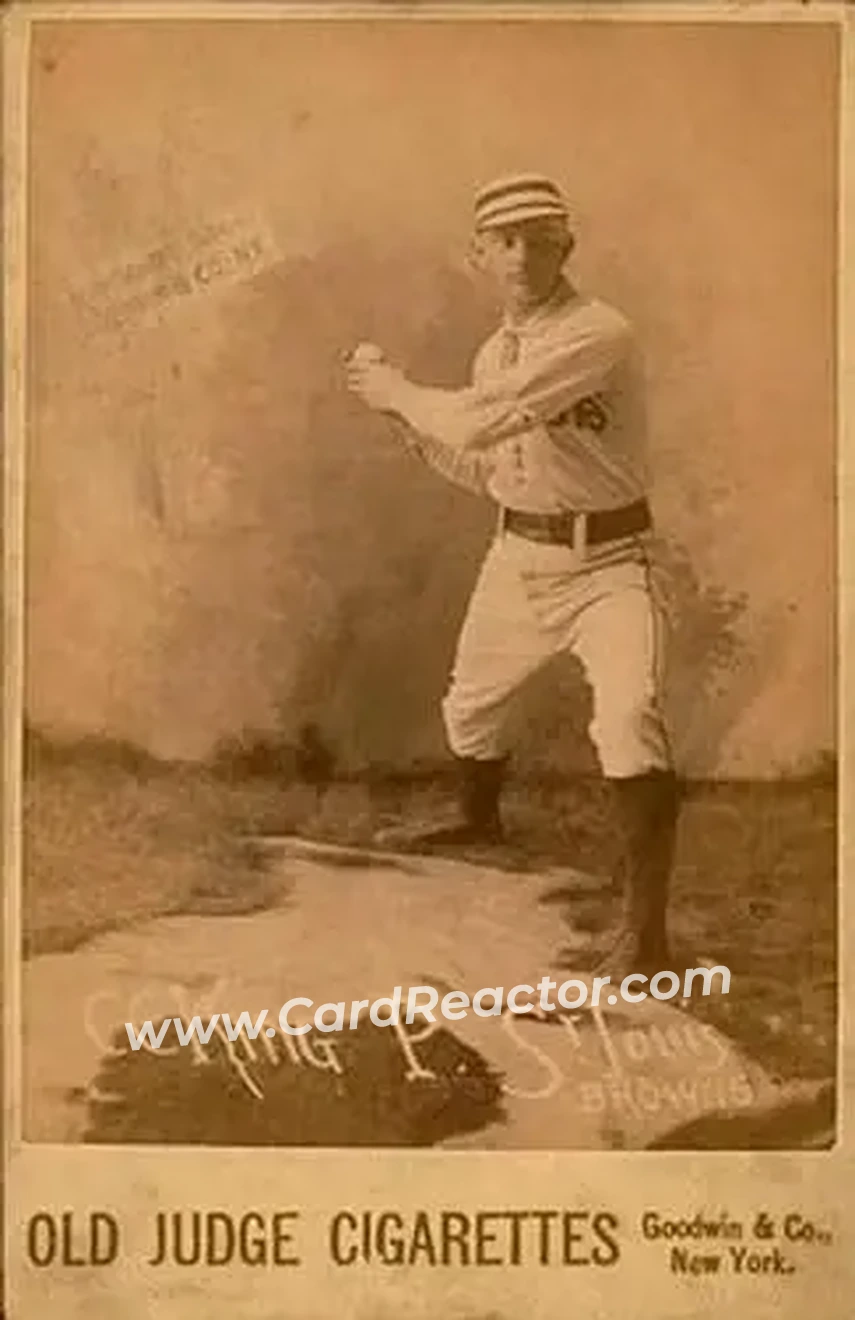 1887-89 Old Judge Cabinets (N173) #NNO - Silver King - St. Louis Browns