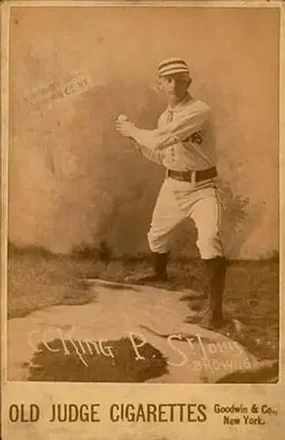 1887-89 Old Judge Cabinets (N173) #NNO - Silver King - St. Louis Browns