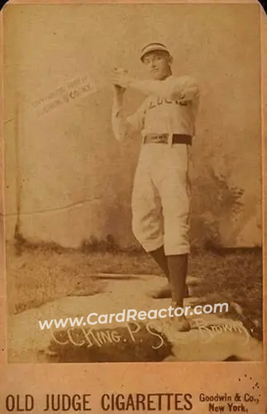 1887-89 Old Judge Cabinets (N173) #NNO - Silver King - St. Louis Browns - Front 1887-89 Old Judge Cabinets (N173) #NNO - Silver King - St. Louis Browns - Front