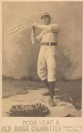 1887-89 Old Judge Cabinets (N173) #NNO - Silver King - St. Louis Browns
