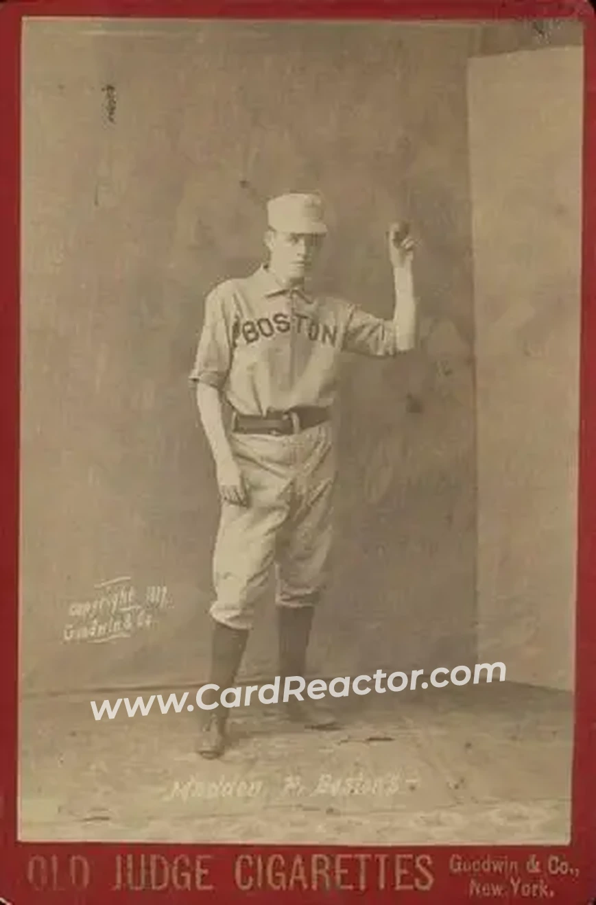 1887-89 Old Judge Cabinets (N173) #NNO - Kid Madden - Boston Beaneaters