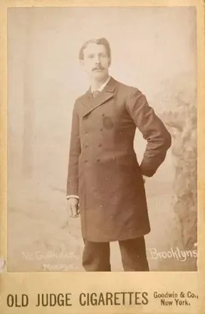 1887-89 Old Judge Cabinets (N173) #NNO - Bill McGunnigle - Brooklyn Bridegrooms