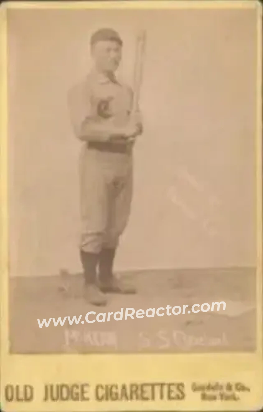 1887-89 Old Judge Cabinets (N173) #NNO - Ed McKean - Cleveland Spiders