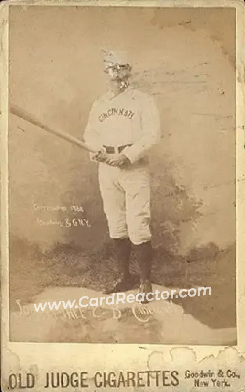 1887-89 Old Judge Cabinets (N173) #NNO - Bid McPhee - Cincinnati Red Stockings