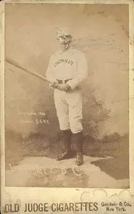 1887-89 Old Judge Cabinets (N173) #NNO - Bid McPhee - Cincinnati Red Stockings