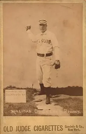 1887-89 Old Judge Cabinets (N173) #NNO - John Milligan - St. Louis Browns 1887-89 Old Judge Cabinets (N173) #NNO - John Milligan - St. Louis Browns