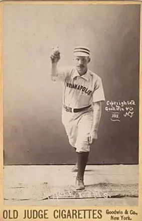 1887-89 Old Judge Cabinets (N173) #NNO - Samuel Moffet - Indianapolis Hoosiers