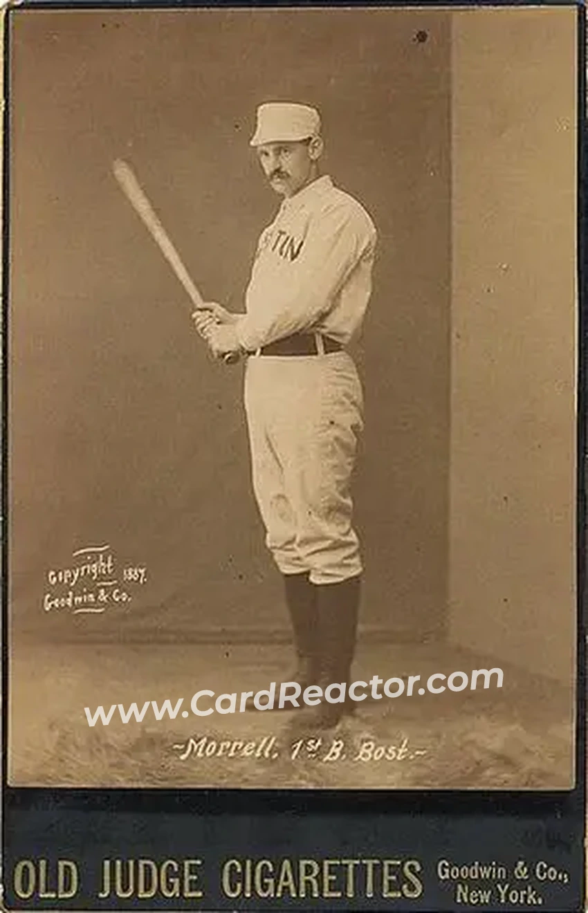 1887-89 Old Judge Cabinets (N173) #NNO - John Morrill - Boston Beaneaters