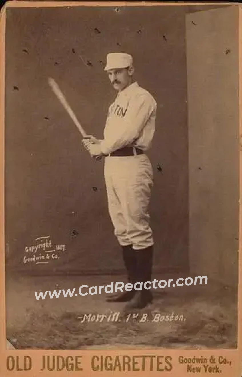1887-89 Old Judge Cabinets (N173) #NNO - John Morrill - Boston Beaneaters