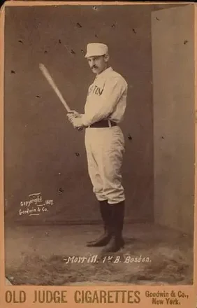 1887-89 Old Judge Cabinets (N173) #NNO - John Morrill - Boston Beaneaters 1887-89 Old Judge Cabinets (N173) #NNO - John Morrill - Boston Beaneaters