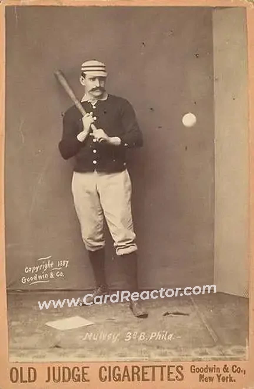 1887-89 Old Judge Cabinets (N173) #NNO - Joe Mulvey - Philadelphia Quakers