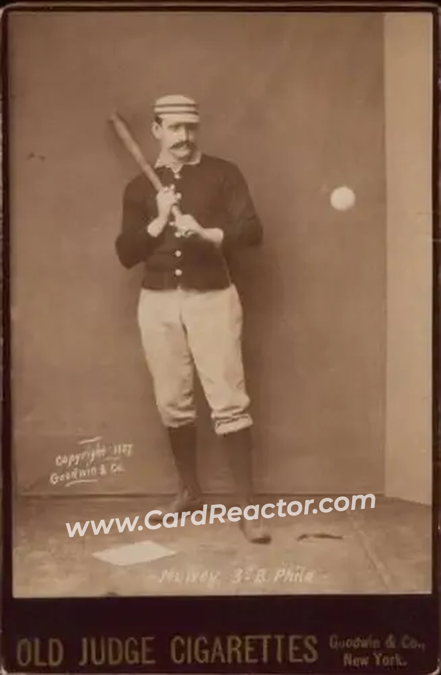 1887-89 Old Judge Cabinets (N173) #NNO - Joe Mulvey - Philadelphia Quakers