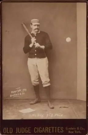 1887-89 Old Judge Cabinets (N173) #NNO - Joe Mulvey - Philadelphia Quakers