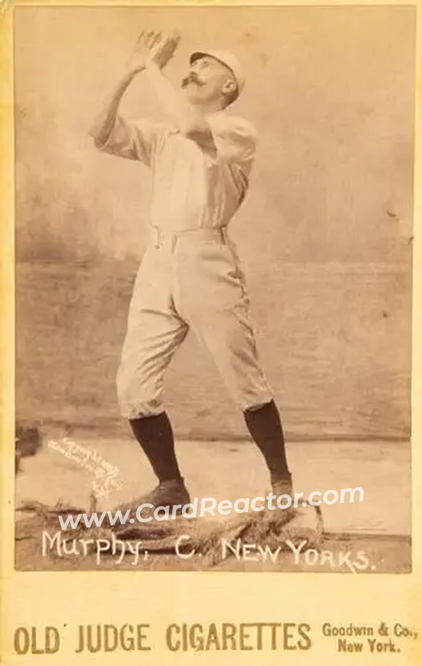 1887-89 Old Judge Cabinets (N173) #NNO - Pat Murphy - New York Giants - Front