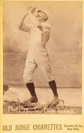 1887-89 Old Judge Cabinets (N173) #NNO - Pat Murphy - New York Giants 1887-89 Old Judge Cabinets (N173) #NNO - Pat Murphy - New York Giants
