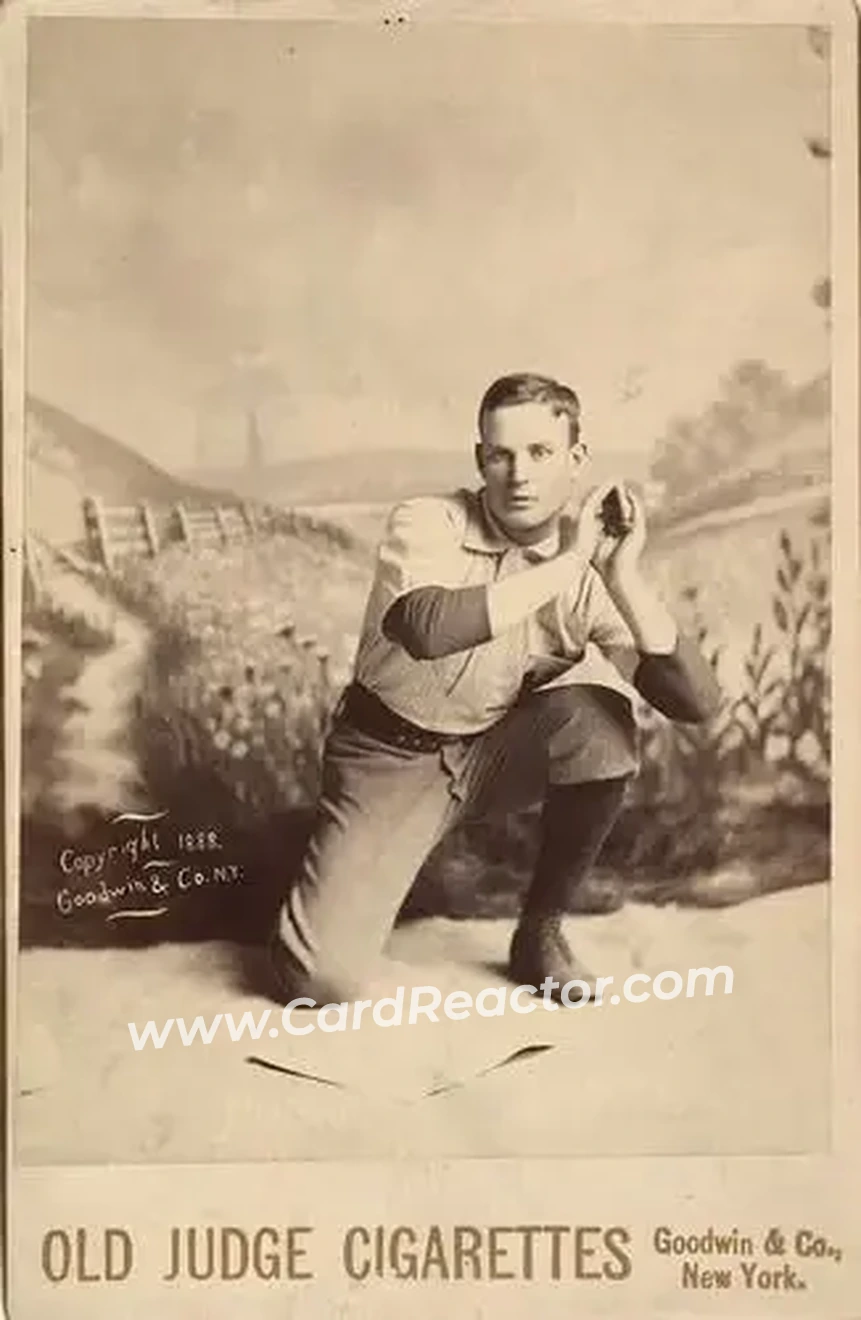 1887-89 Old Judge Cabinets (N173) #NNO - Miah Murray - Washington Nationals - Front 1887-89 Old Judge Cabinets (N173) #NNO - Miah Murray - Washington Nationals - Front