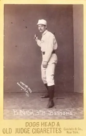 1887-89 Old Judge Cabinets (N173) #NNO - Billy Nash - Boston Beaneaters