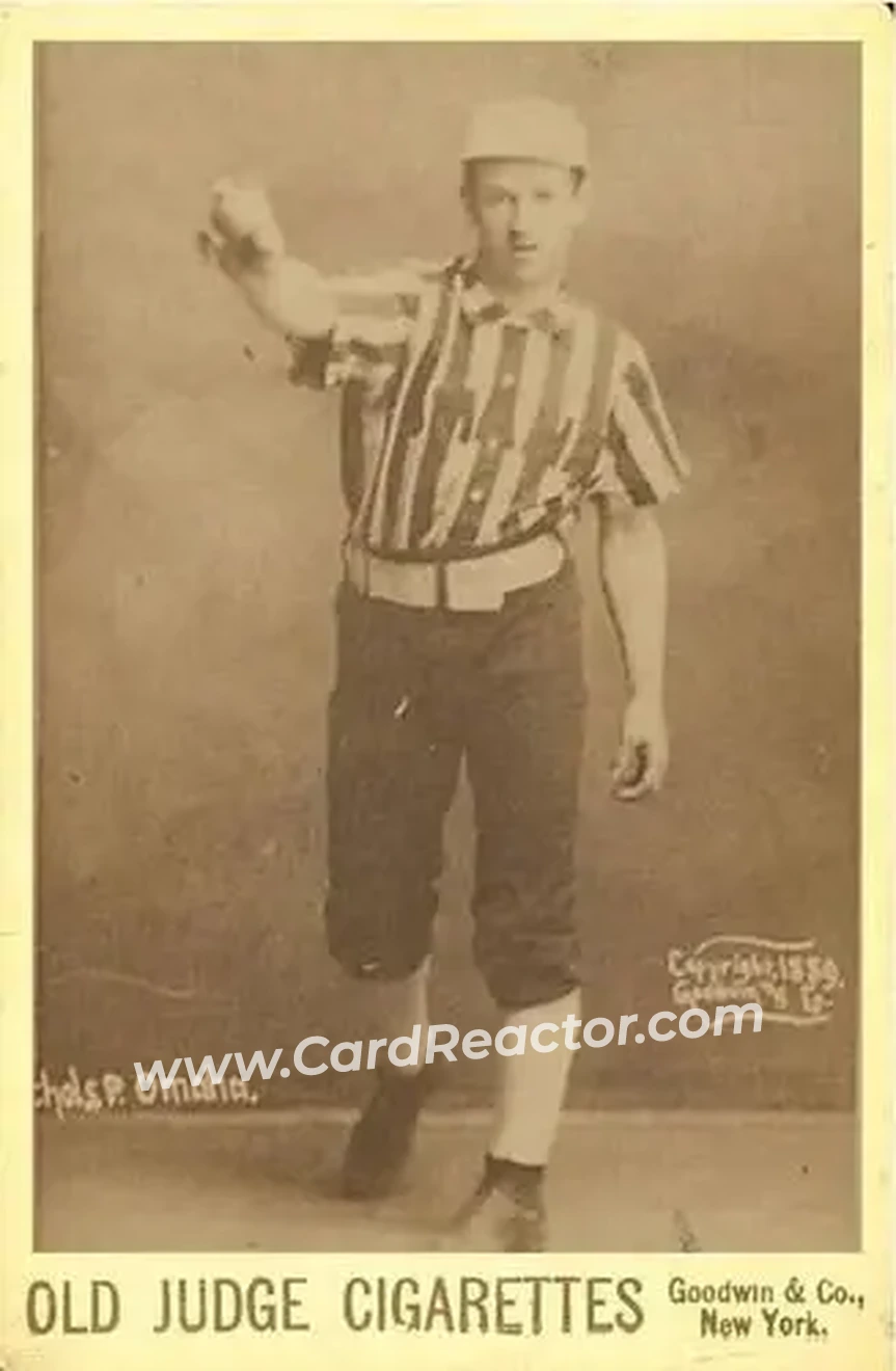 1887-89 Old Judge Cabinets (N173) #NNO - Kid Nichols - Omaha Omahogs - Front