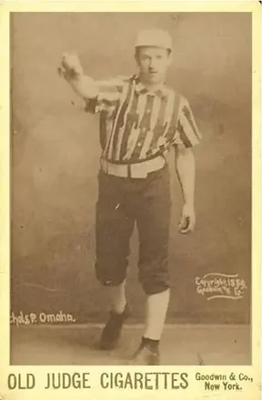 1887-89 Old Judge Cabinets (N173) #NNO - Kid Nichols - Omaha Omahogs
