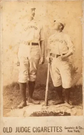 1887-89 Old Judge Cabinets (N173) #NNO - Card #NNO - Cincinnati Red Stockings