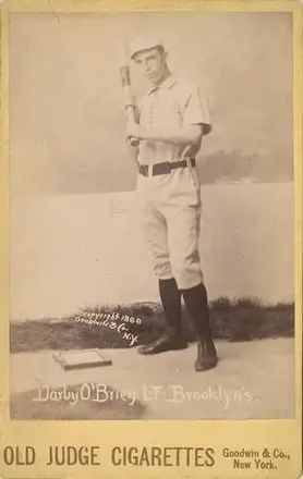1887-89 Old Judge Cabinets (N173) #NNO - Darby O'Brien - Brooklyn Bridegrooms