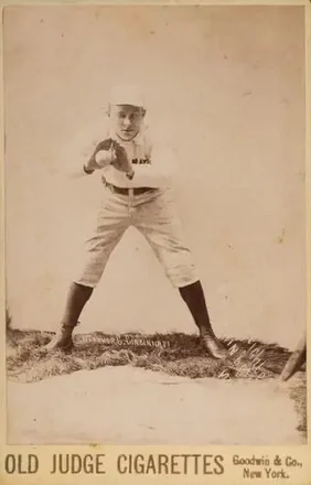 1887-89 Old Judge Cabinets (N173) #NNO - Jack O'Connor - Cincinnati Red Stockings