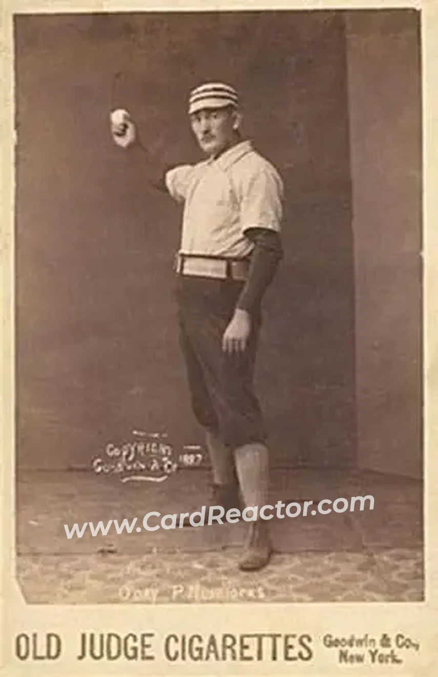 1887-89 Old Judge Cabinets (N173) #NNO - Hank O'Day - New York Giants