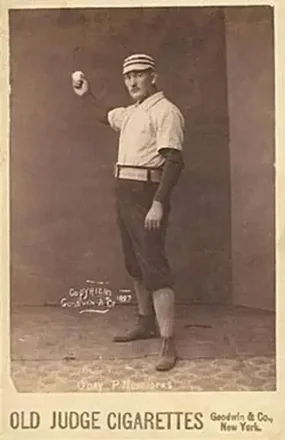 1887-89 Old Judge Cabinets (N173) #NNO - Hank O'Day - New York Giants
