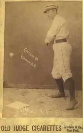 1887-89 Old Judge Cabinets (N173) #NNO - Tip O'Neill - St. Louis Browns