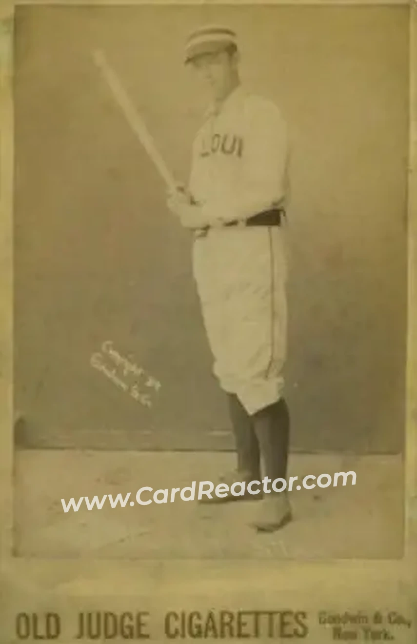1887-89 Old Judge Cabinets (N173) #NNO - Tip O'Neill - St. Louis Browns