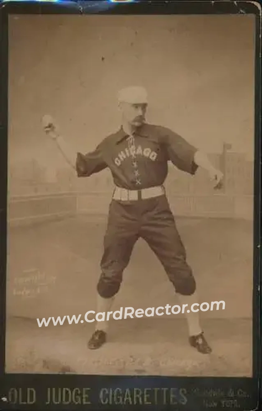 1887-89 Old Judge Cabinets (N173) #NNO - Fred Pfeffer - Chicago White Stockings