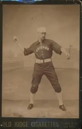 1887-89 Old Judge Cabinets (N173) #NNO - Fred Pfeffer - Chicago White Stockings 1887-89 Old Judge Cabinets (N173) #NNO - Fred Pfeffer - Chicago White Stockings