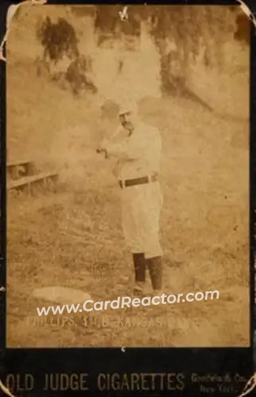 1887-89 Old Judge Cabinets (N173) #NNO - Bill Phillips - Kansas City Cowboys
