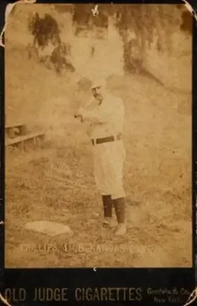 1887-89 Old Judge Cabinets (N173) #NNO - Bill Phillips - Kansas City Cowboys