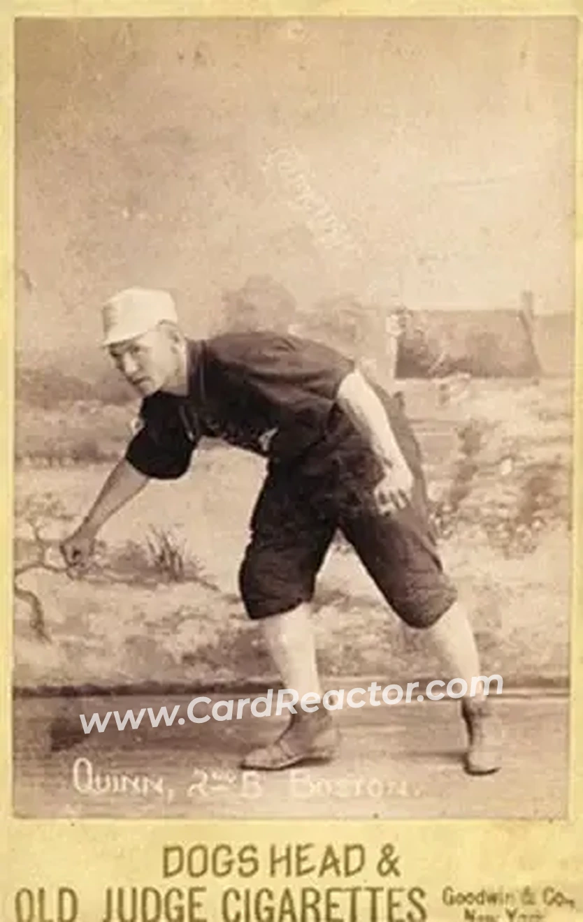 1887-89 Old Judge Cabinets (N173) #NNO - Joe Quinn - Boston Beaneaters
