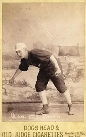 1887-89 Old Judge Cabinets (N173) #NNO - Joe Quinn - Boston Beaneaters 1887-89 Old Judge Cabinets (N173) #NNO - Joe Quinn - Boston Beaneaters