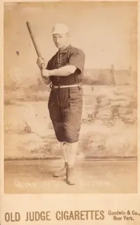 1887-89 Old Judge Cabinets (N173) #NNO - Joe Quinn - Boston Beaneaters 1887-89 Old Judge Cabinets (N173) #NNO - Joe Quinn - Boston Beaneaters