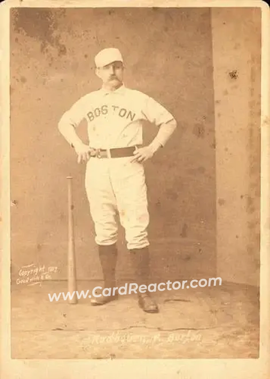 1887-89 Old Judge Cabinets (N173) #NNO - Old Hoss Radbourne - Boston Beaneaters