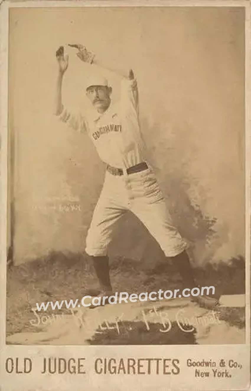 1887-89 Old Judge Cabinets (N173) #NNO - John Reilly - Cincinnati Red Stockings - Front