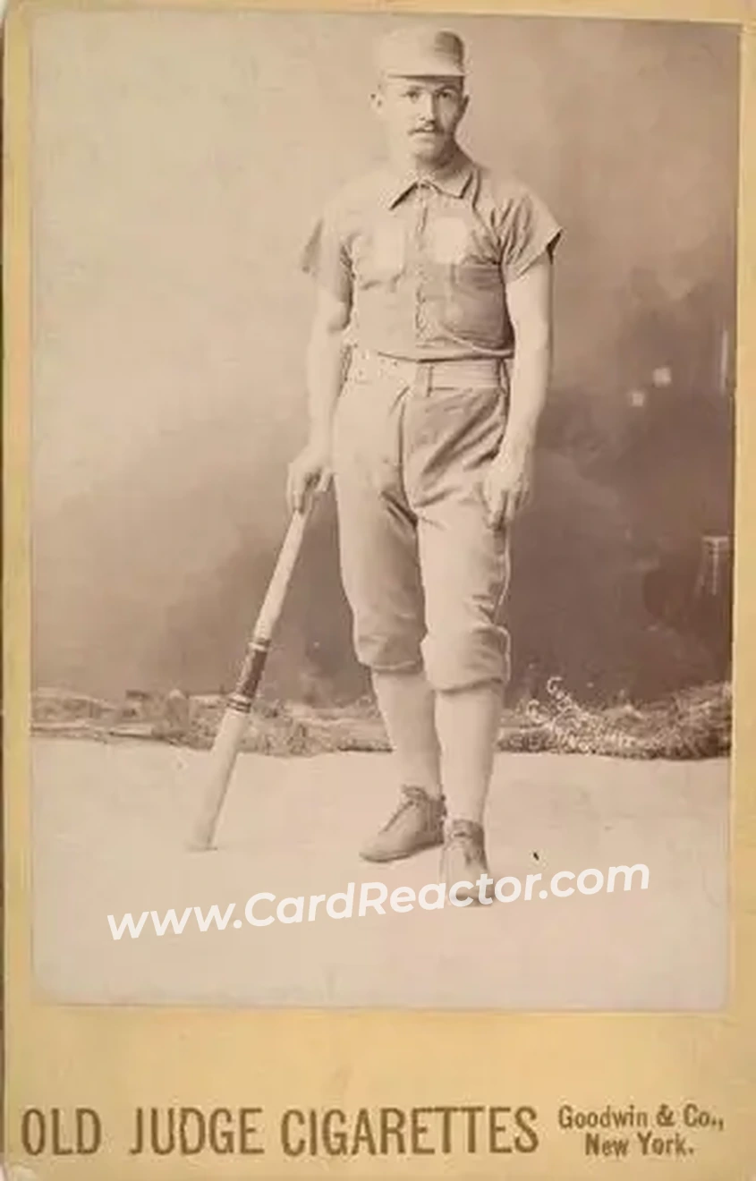 1887-89 Old Judge Cabinets (N173) #NNO - Charlie Reynolds - Brooklyn Bridegrooms - Front 1887-89 Old Judge Cabinets (N173) #NNO - Charlie Reynolds - Brooklyn Bridegrooms - Front