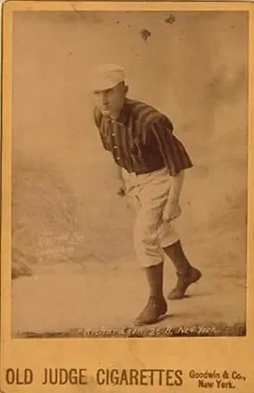 1887-89 Old Judge Cabinets (N173) #NNO - Danny Richardson - New York Giants