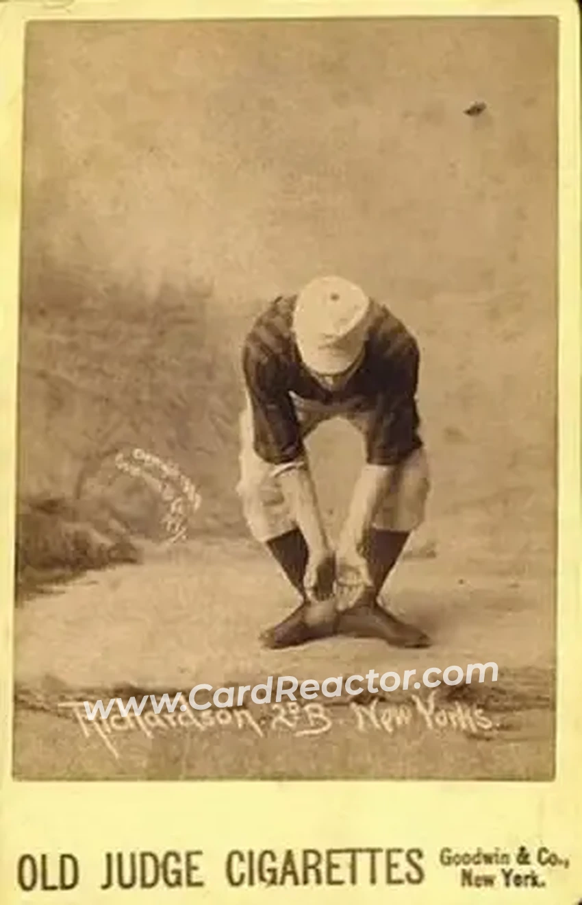 1887-89 Old Judge Cabinets (N173) #NNO - Danny Richardson - New York Giants