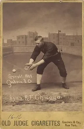 1887-89 Old Judge Cabinets (N173) #NNO - Jimmy Ryan - Chicago White Stockings