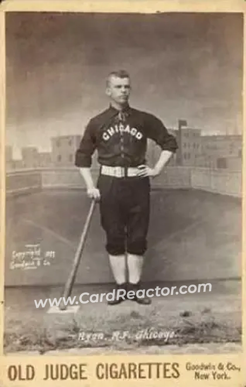 1887-89 Old Judge Cabinets (N173) #NNO - Jimmy Ryan - Chicago White Stockings