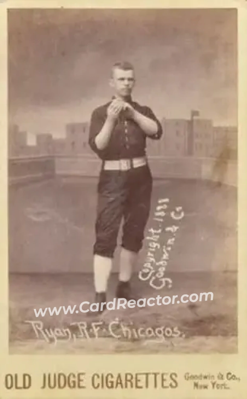1887-89 Old Judge Cabinets (N173) #NNO - Jimmy Ryan - Chicago White Stockings