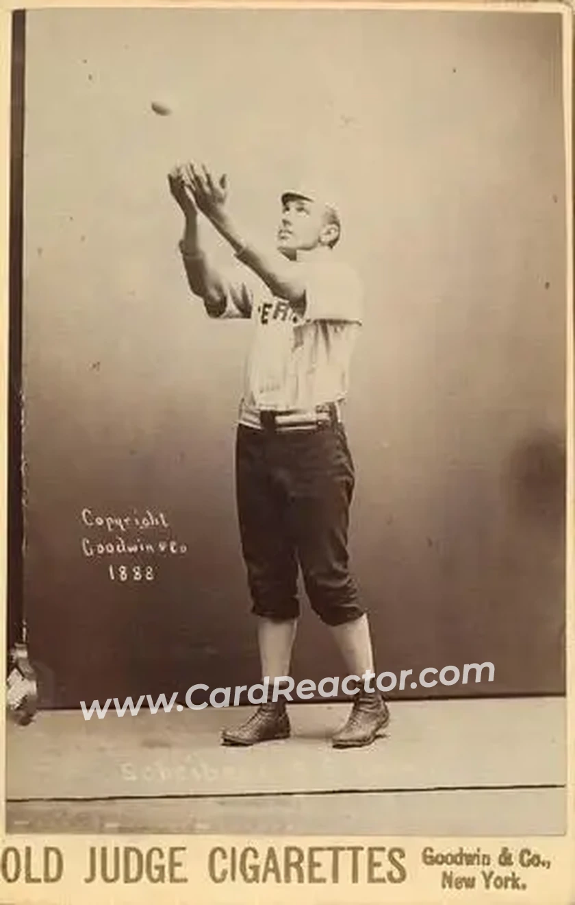 1887-89 Old Judge Cabinets (N173) #NNO - Frank Scheibeck - Detroit Wolverines - Front 1887-89 Old Judge Cabinets (N173) #NNO - Frank Scheibeck - Detroit Wolverines - Front